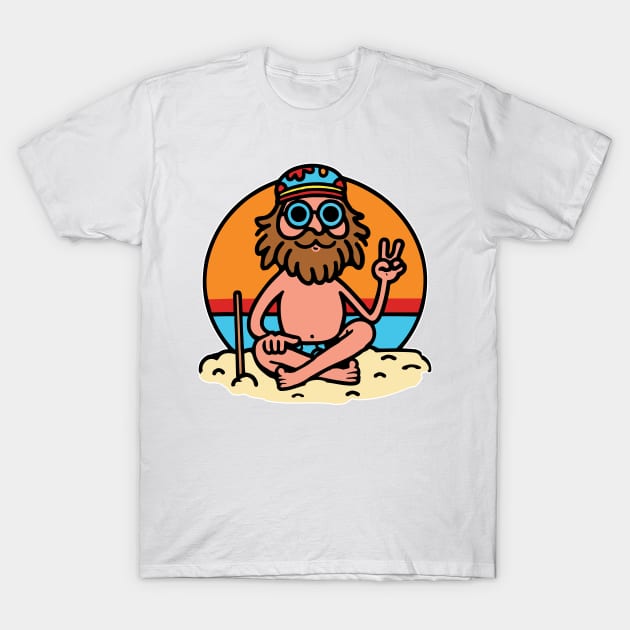 The Beach Is Groovy Dude (No type) T-Shirt by Long Legs Design